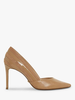 Dune Barrelle Panel Detail Pointed Court Shoes