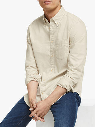 John Lewis & Partners Garment Dye Regular Fit Oxford Shirt