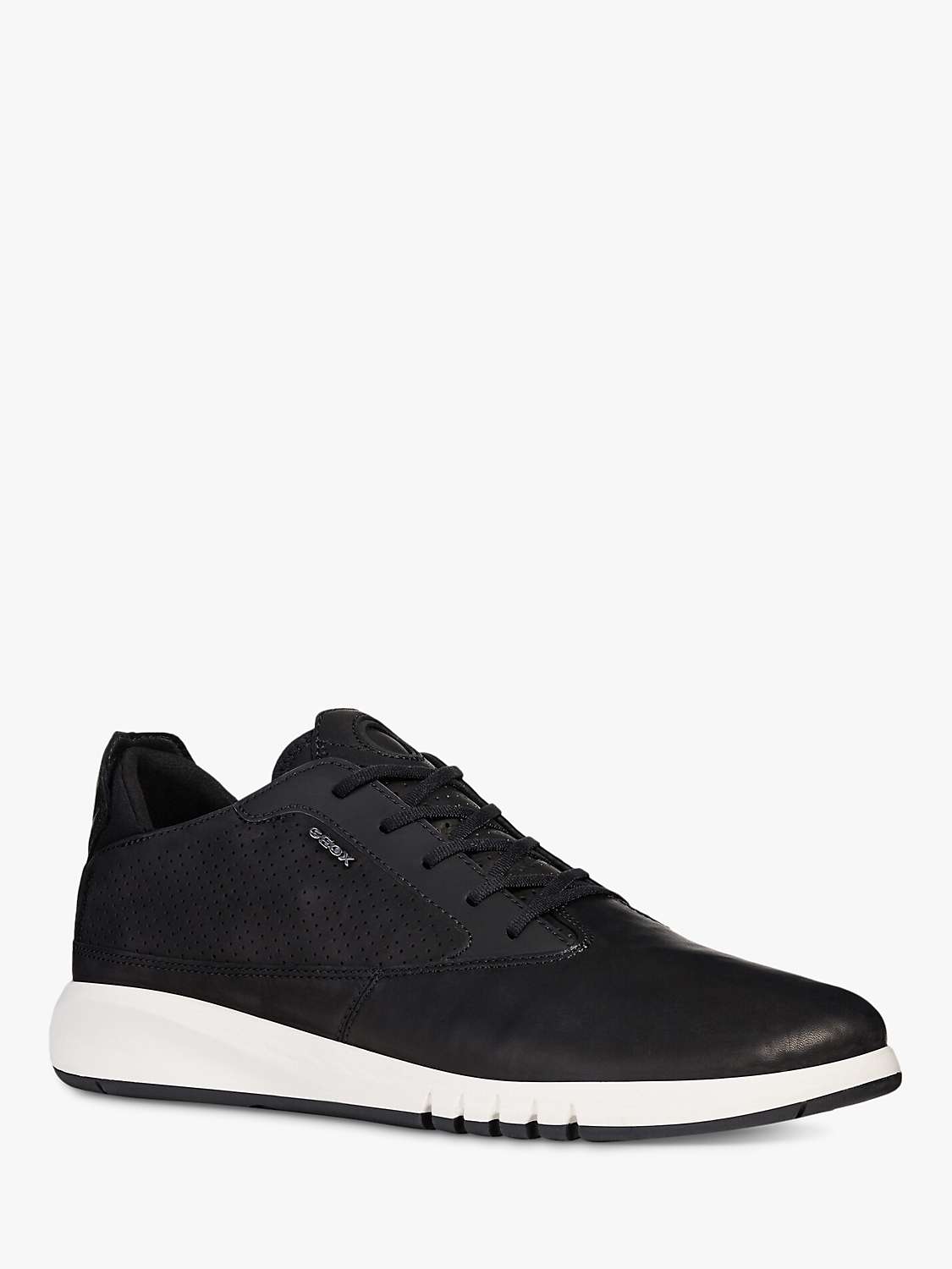 Buy Geox Aerantis Leather Trainers Online at johnlewis.com