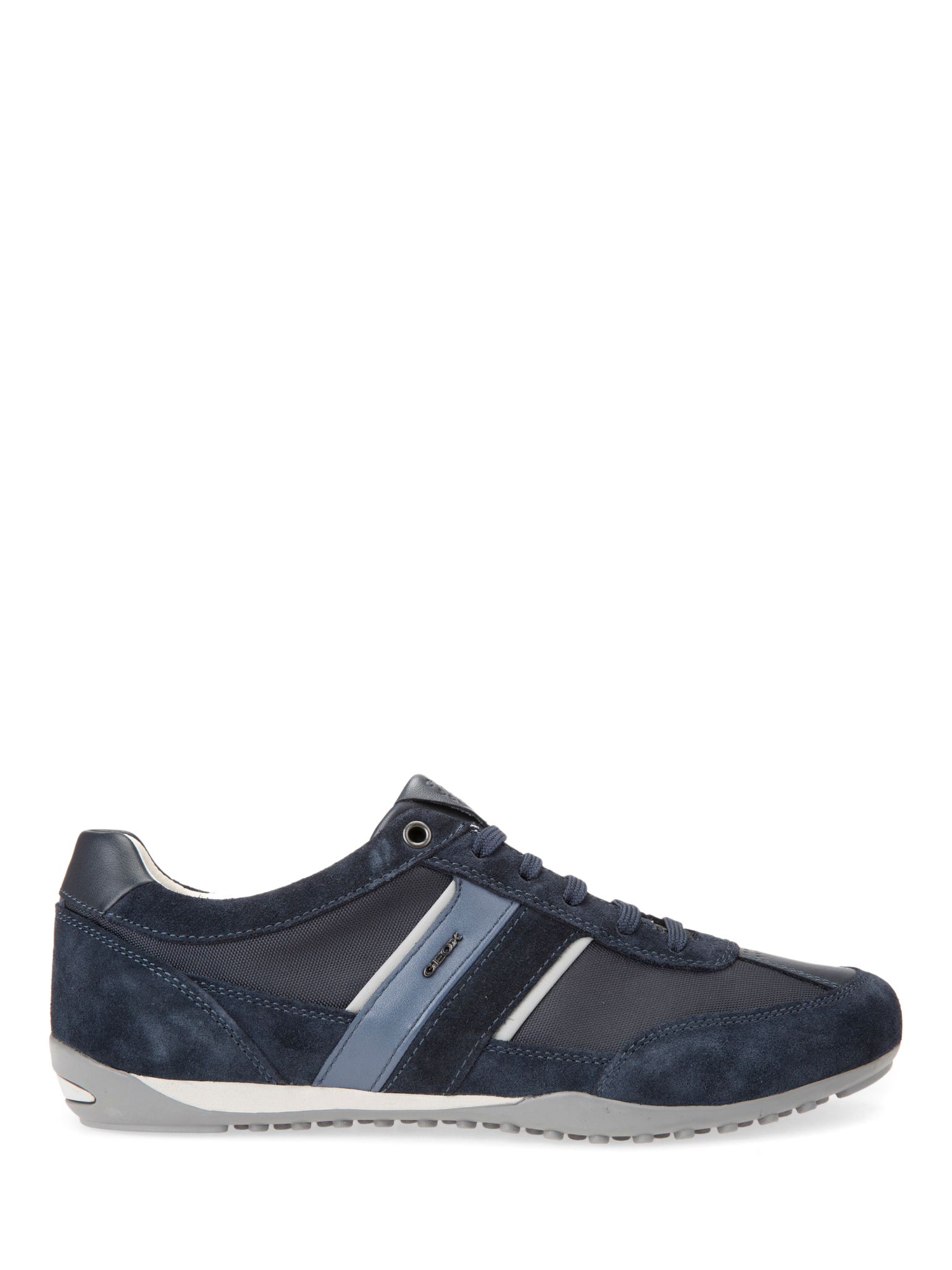 Geox Wells Trainers, Blue at John Lewis & Partners