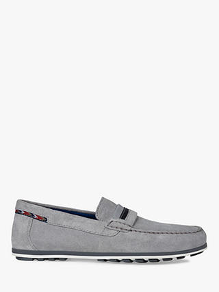 Geox Mirvin Suede Loafers, Grey