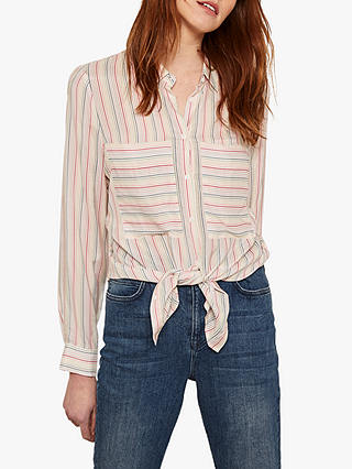 Mint Velvet Stripe Shirt, Multi