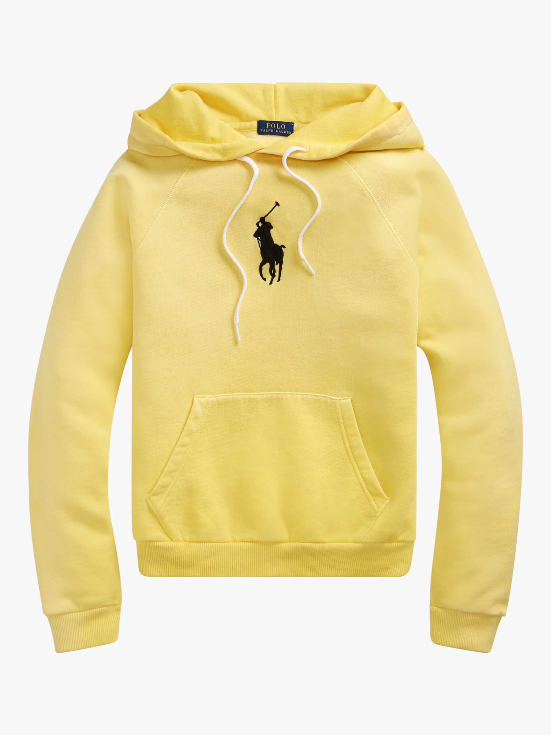 Polo Ralph Lauren Logo Fleeceback Hoodie, Fall Yellow, XS