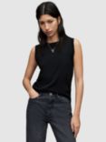 AllSaints Imogen Tank Top, Black