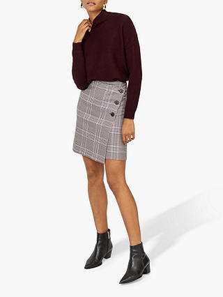 Warehouse Check Mini Skirt, Multi