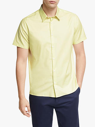 Kin Short Sleeve Oxford Shirt, Acid Green