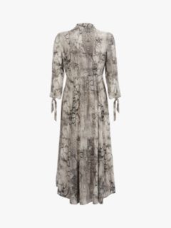 Sasha snake shop print shirt dress