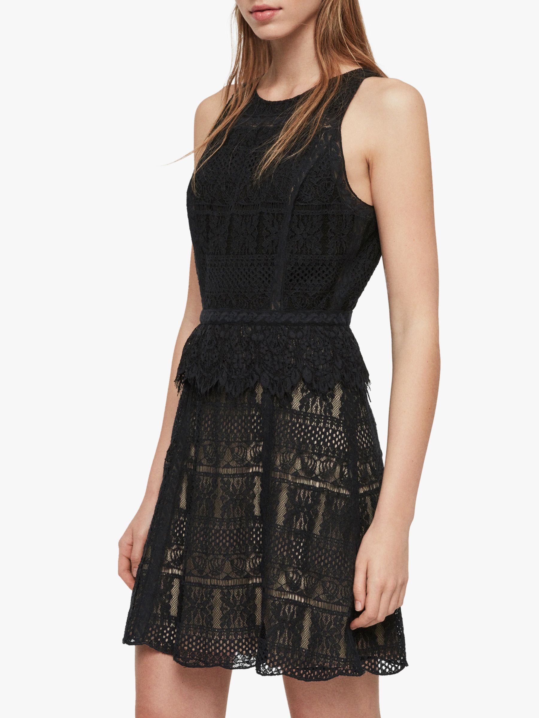 melia black lace jumpsuit