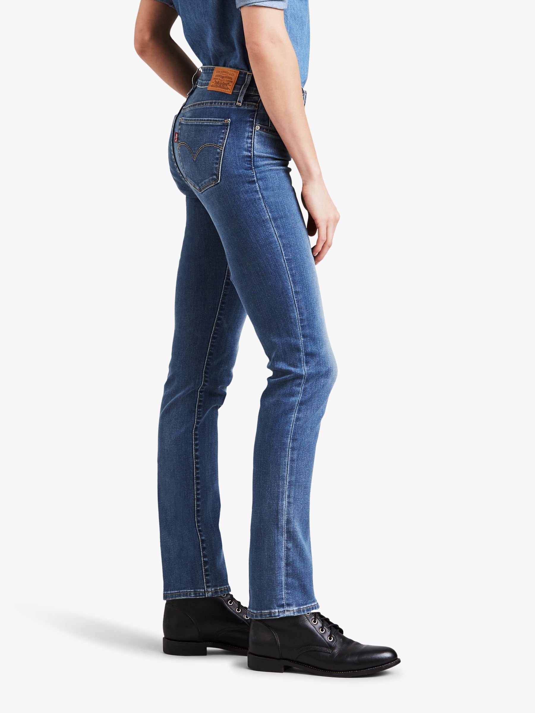 Levi's 712 Mid Rise Slim Jeans, Off The Record