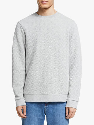 Kin Quilted Sweatshirt, Grey