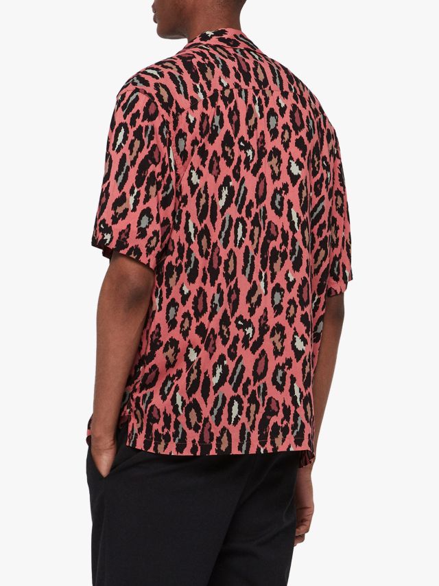 Leopardenmuster Pink Leopard Pinkes Muster Unisex Polycotton T-Shirt