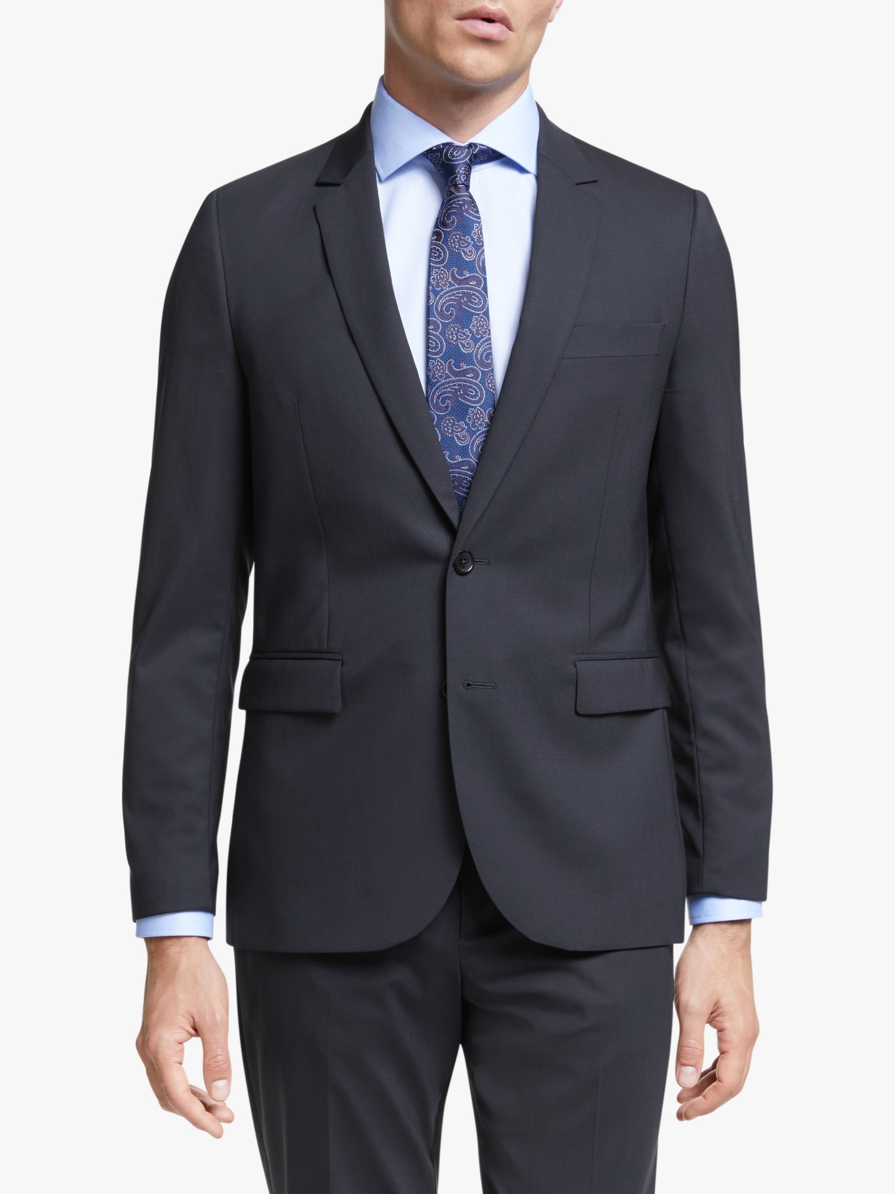 Paul Smith Wool Stretch Tailored Fit Suit Jacket, Navy