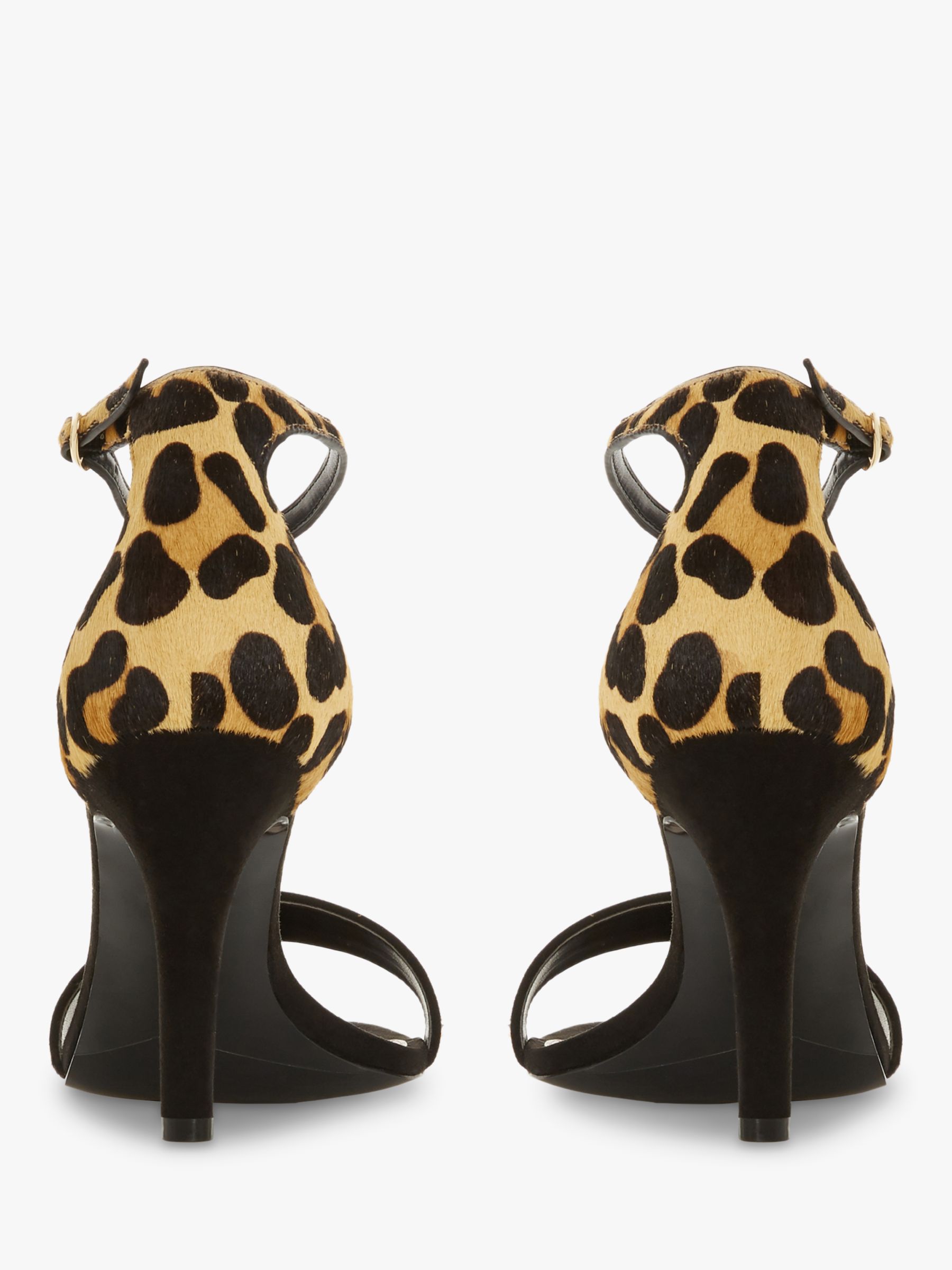 dune wide fit leopard print shoes