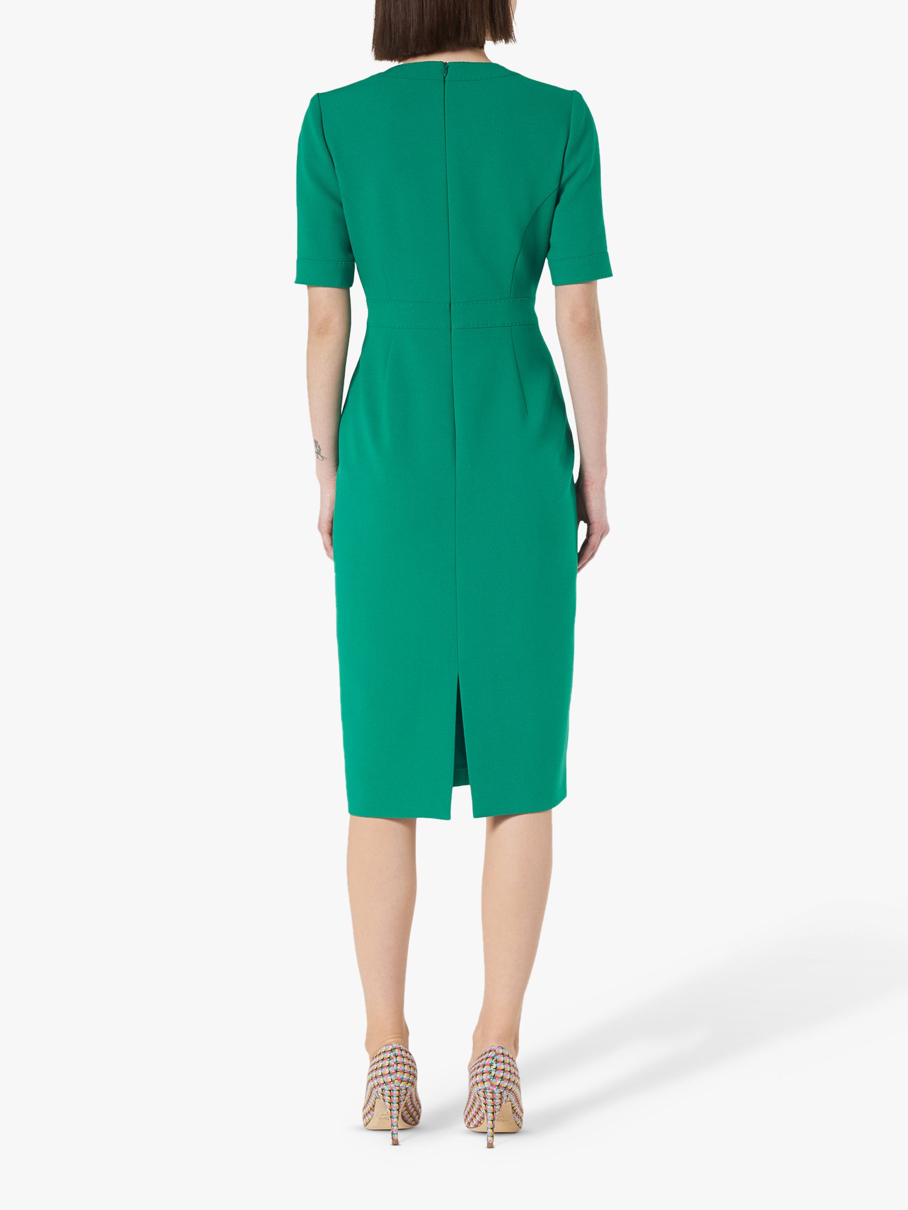 L.K.Bennett Elene Shift Dress, Malachite