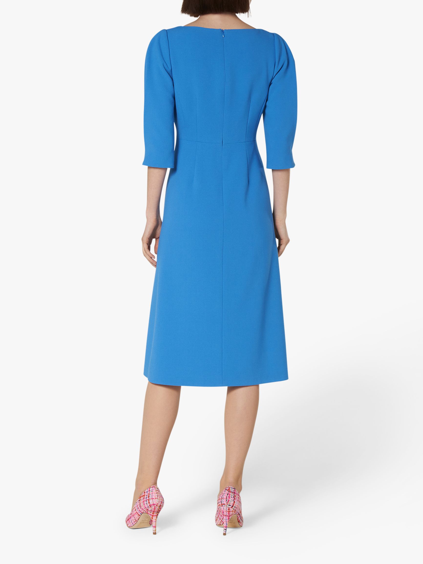 L.K.Bennett Lemoni Hemmers Midi Dress, Blue