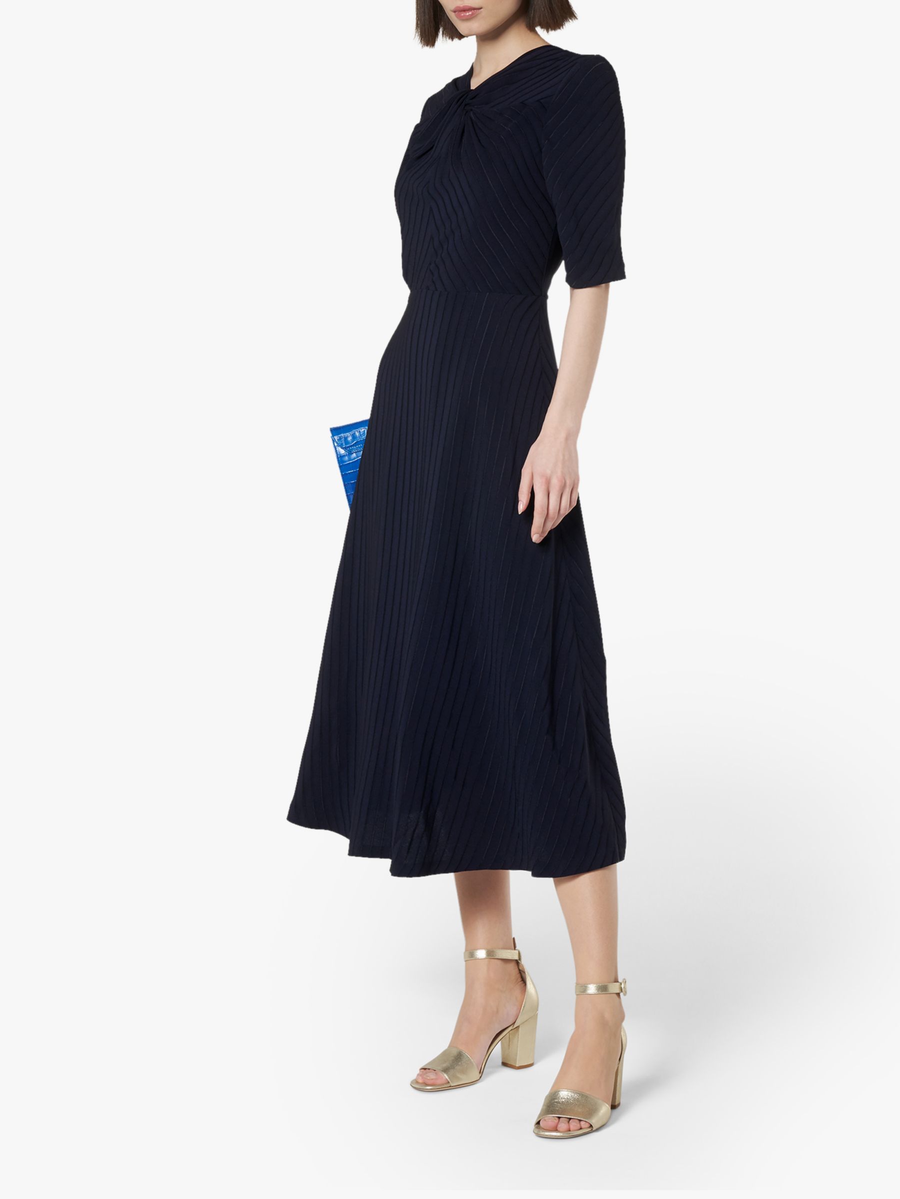 lk bennett navy dress