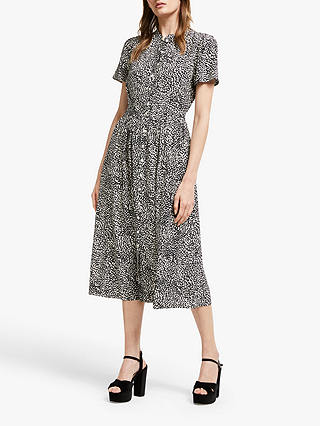 Somerset by Alice Temperley Leopard Print Shirt Dress, Nude