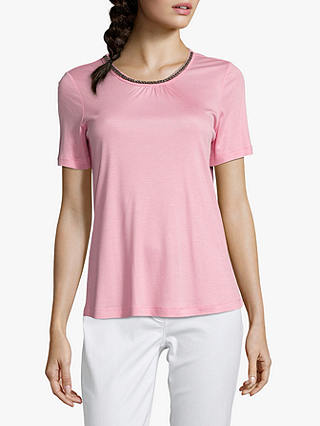 Betty Barclay Embellished T-Shirt, Sea Pink