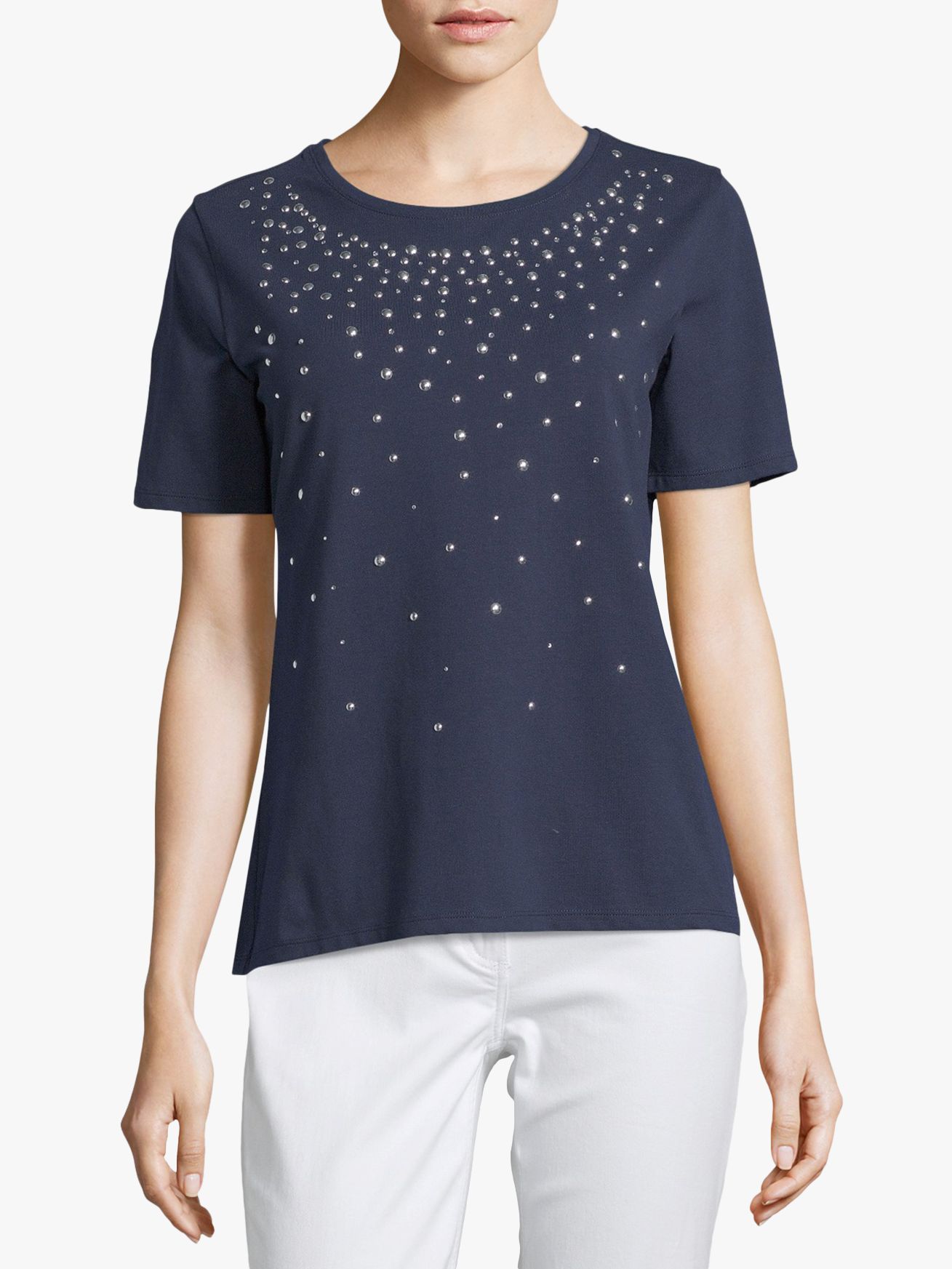 Betty Barclay Embellished Stud Top
