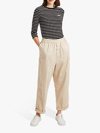 French Connection Cotton Utility Jogger Trousers, Sabbia