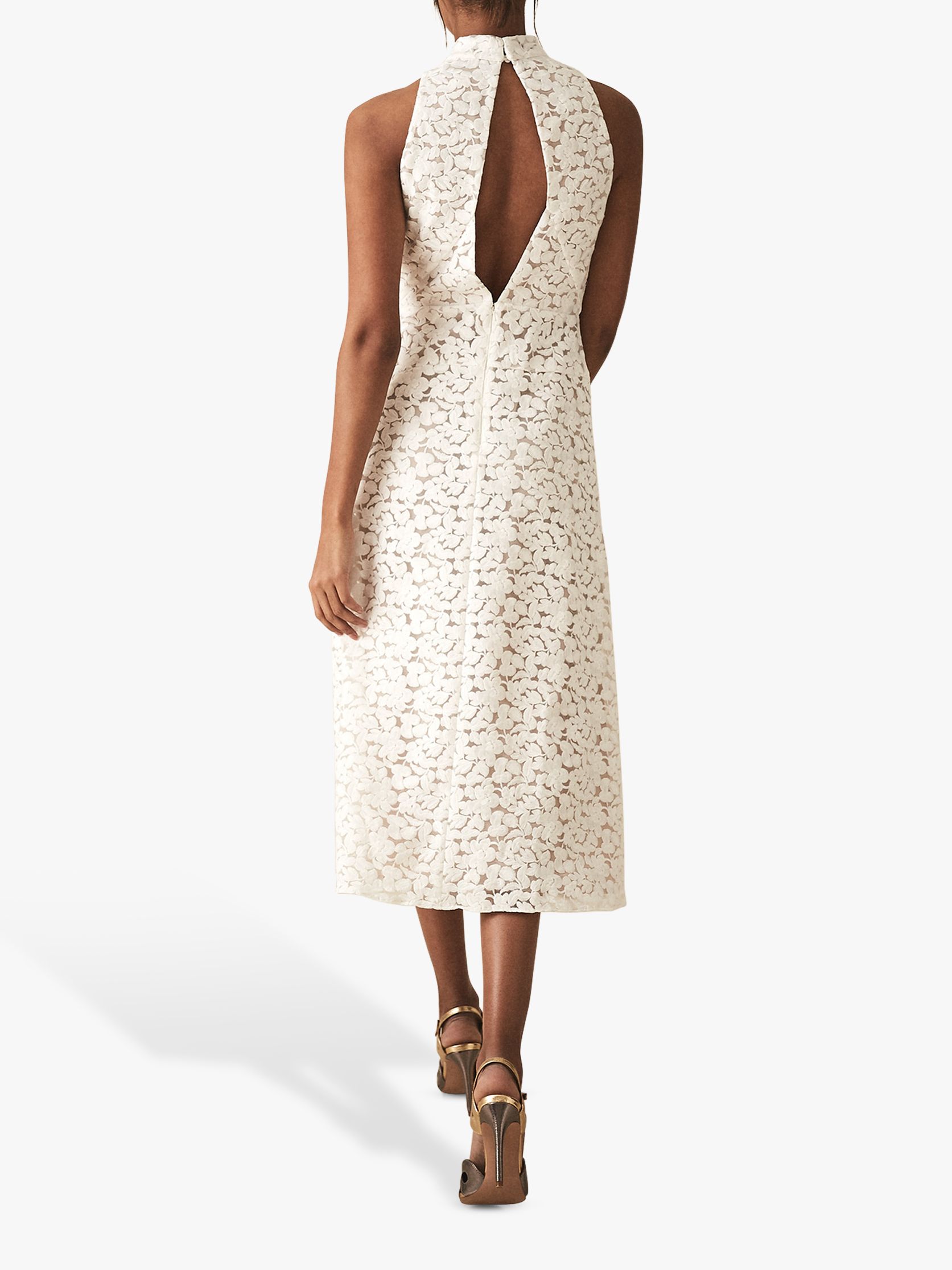 Reiss Siri Lace Dress, White