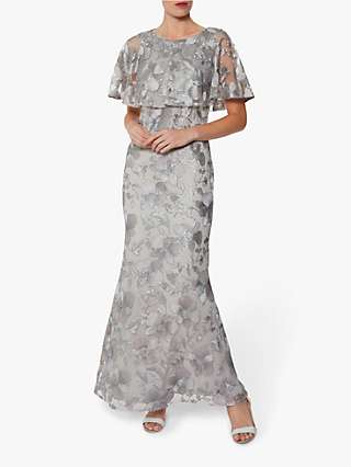 Gina Bacconi Darby Embroidered Maxi Dress