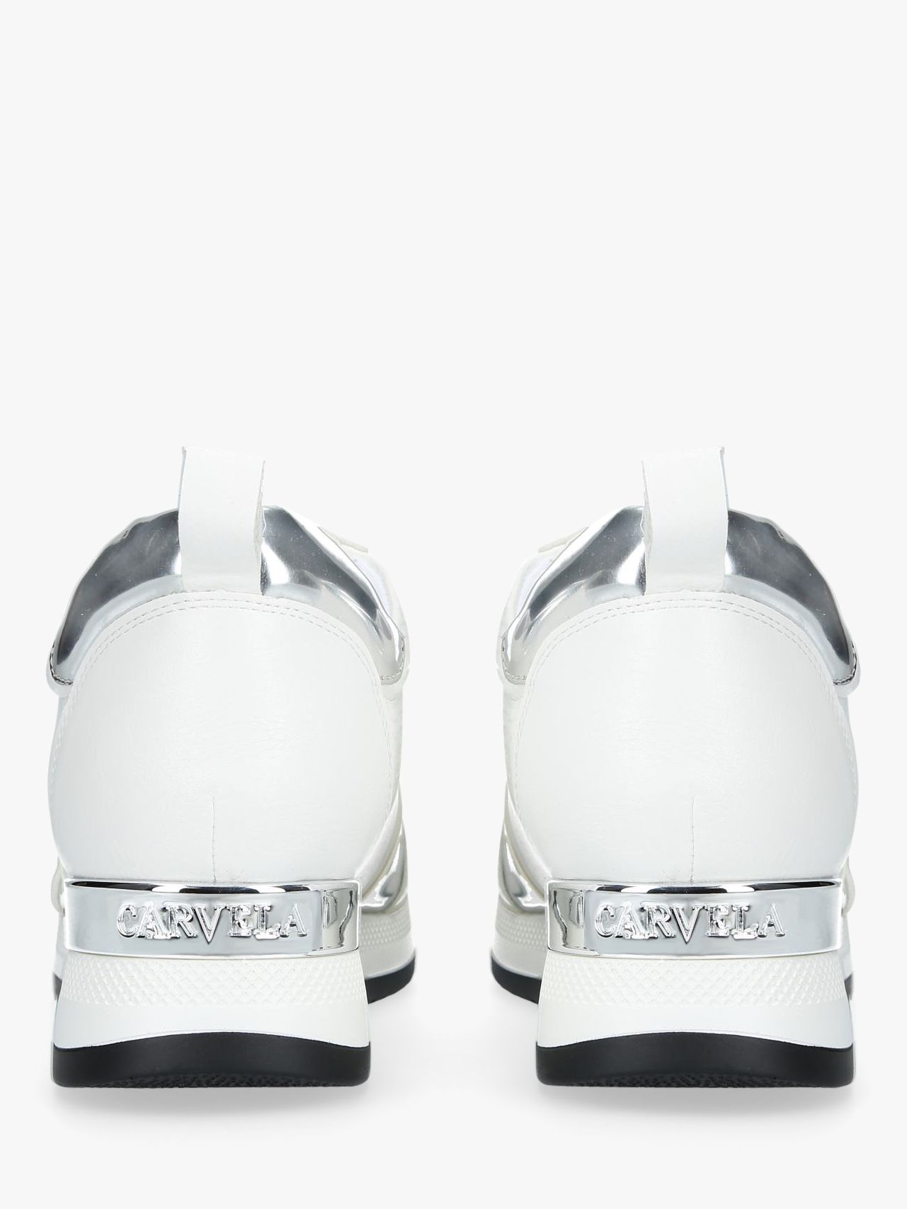 carvela justified trainers white