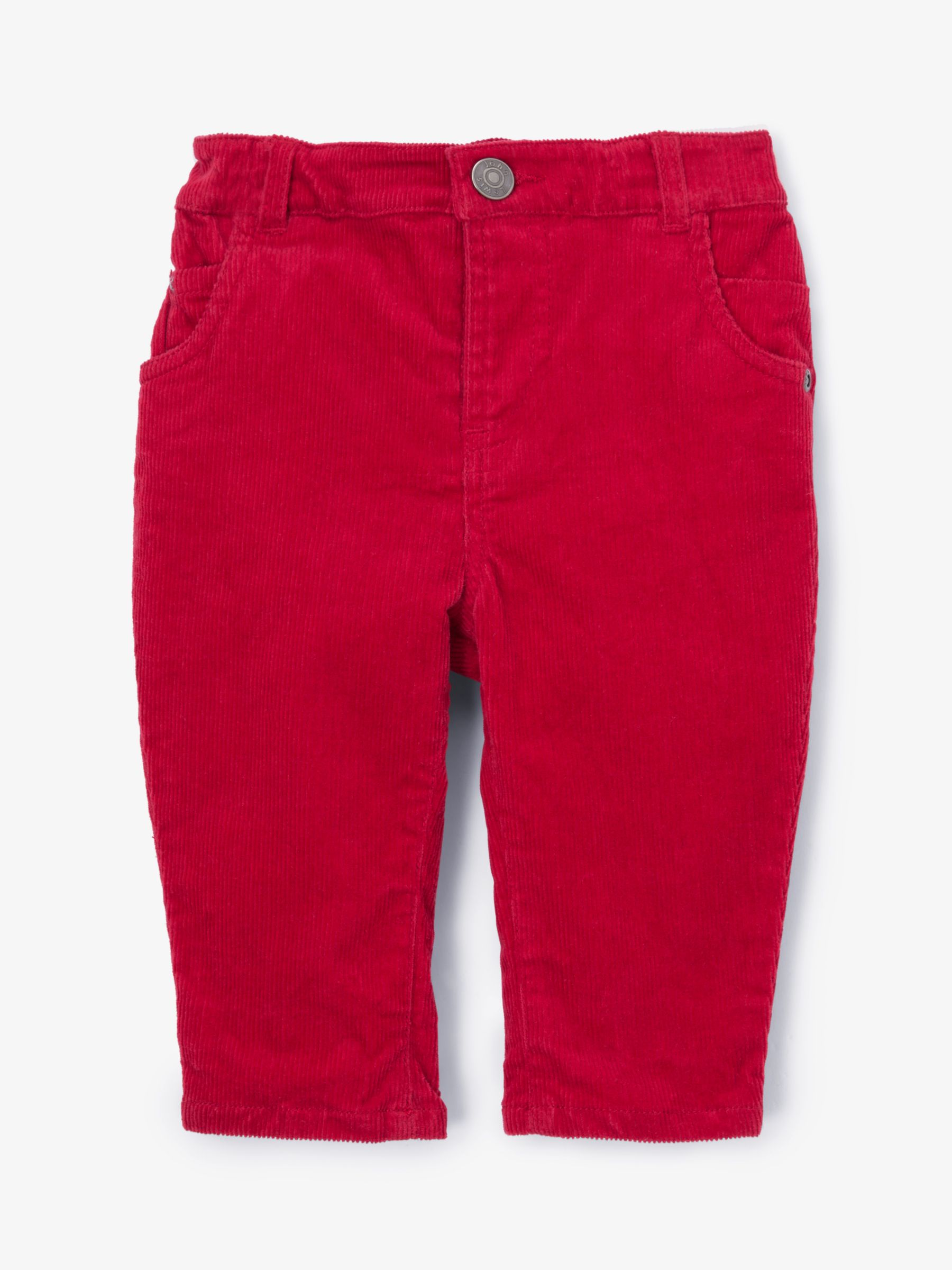 Baby red hot sale trousers