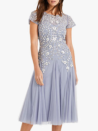 Phase Eight Collection 8 Celia Embellished Tulle Dress, Lavender