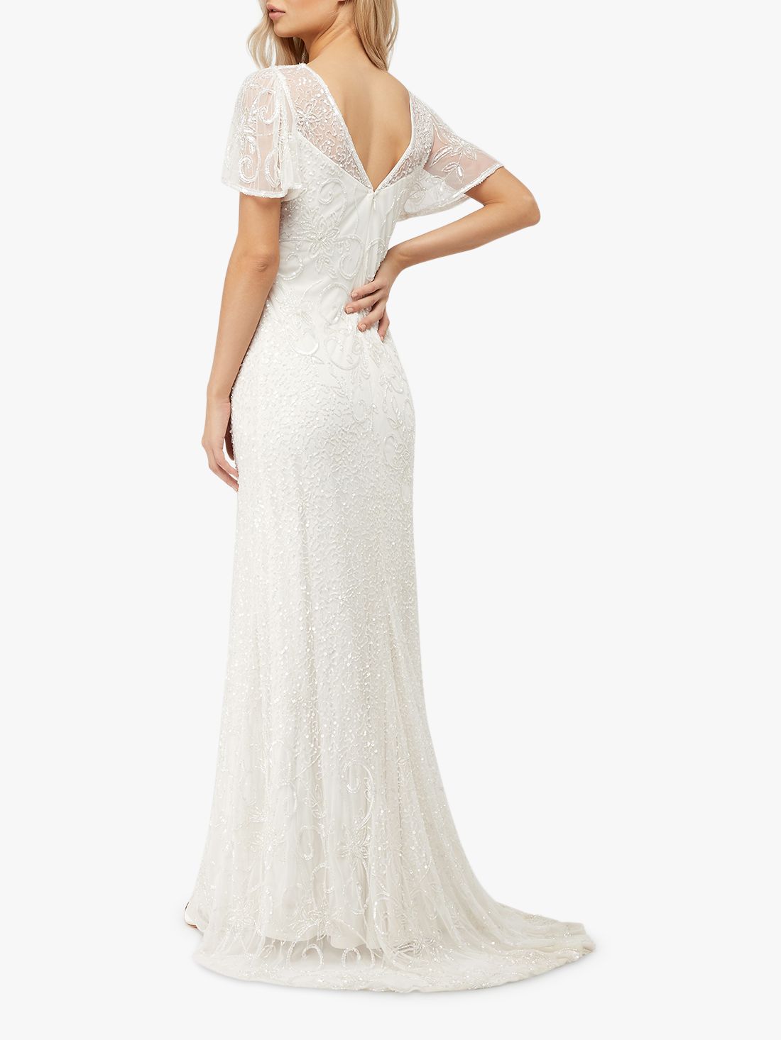 Monsoon Helena Embellished Bridal Maxi Dress at John Lewis & Partners