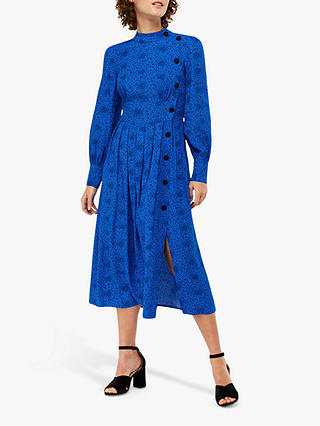 Monsoon Celleni Star Dress, Blue