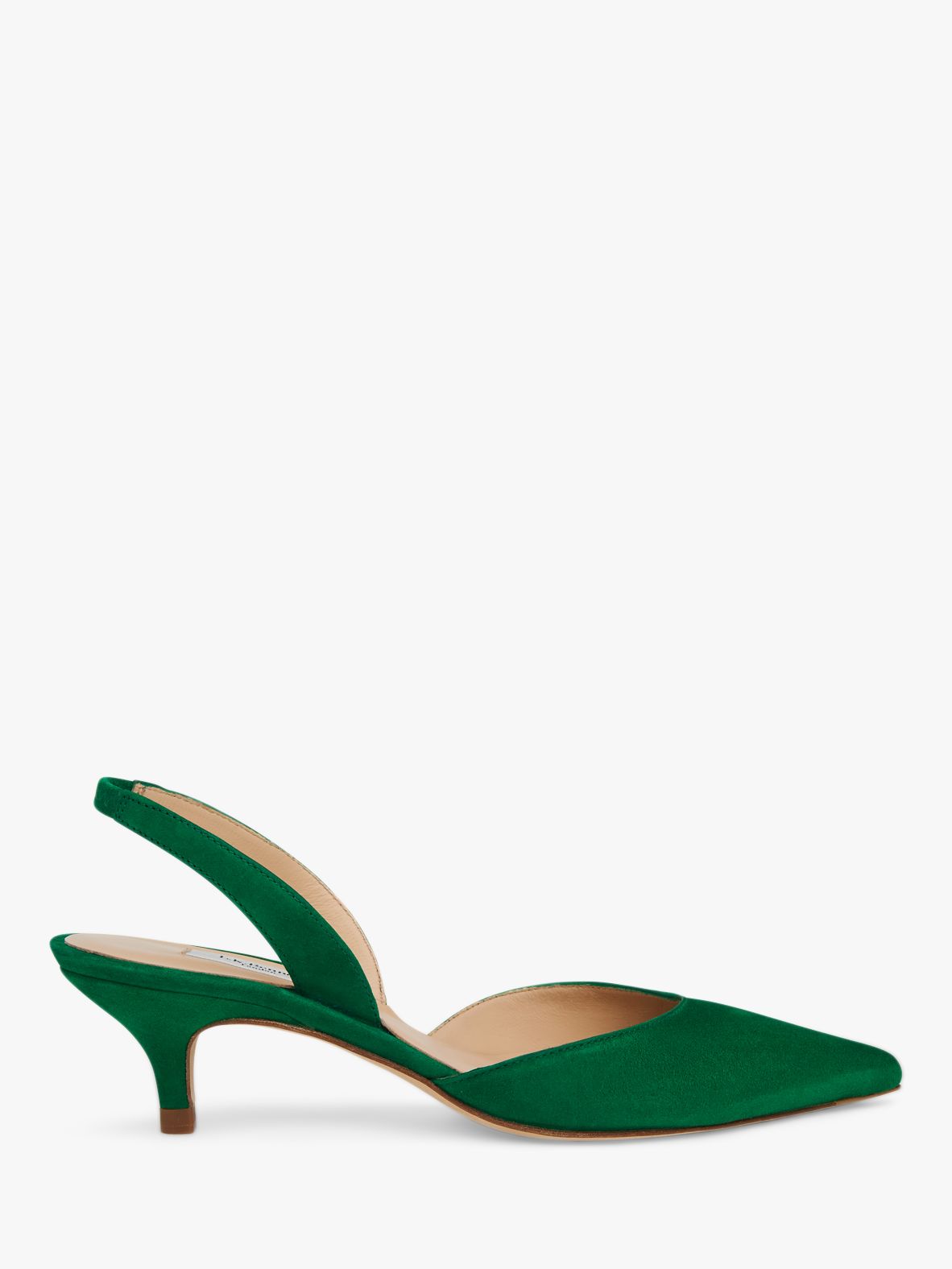 green slingback shoes