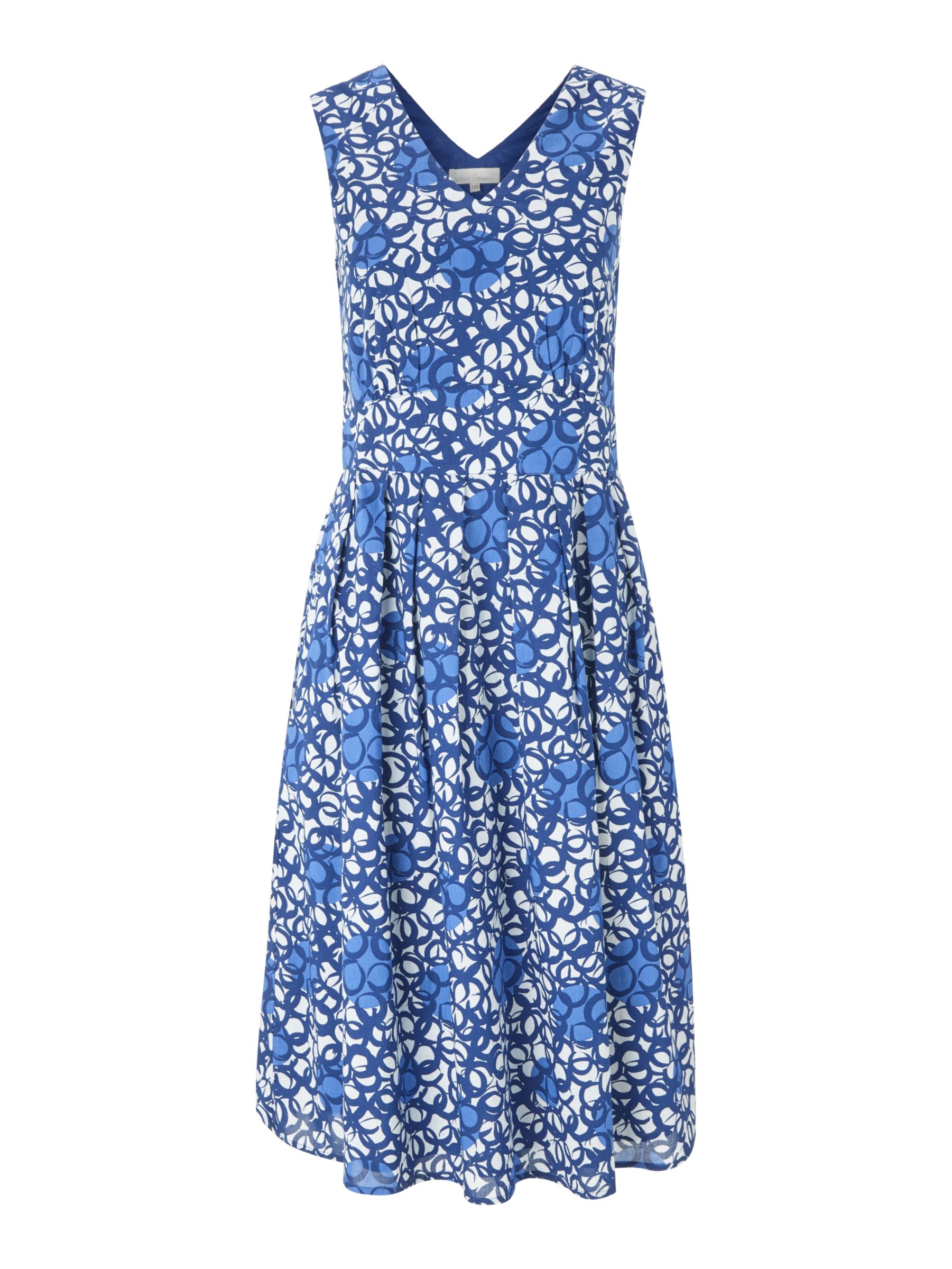 Seasalt Picnic Spot Dress, Painted Circles Salt at John Lewis & Partners