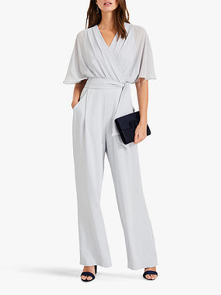 Phase Eight Munroe Batwing Tie Waist Jumpsuit, Mineral