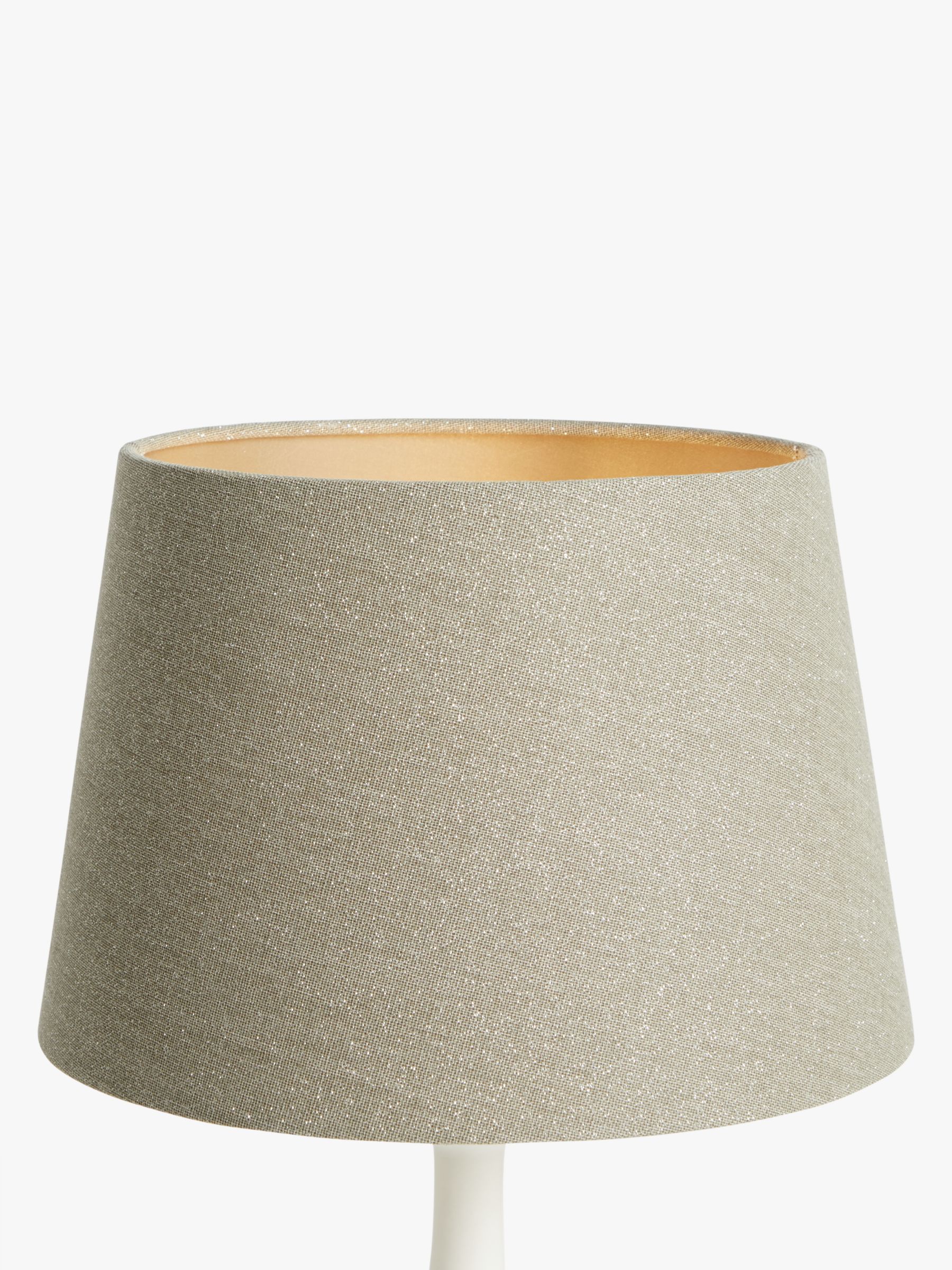 John Lewis & Partners Glitter Tapered Lampshade review