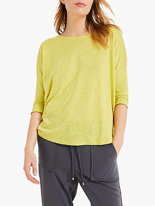 Phase Eight Linen Catrina Top, Narcissis