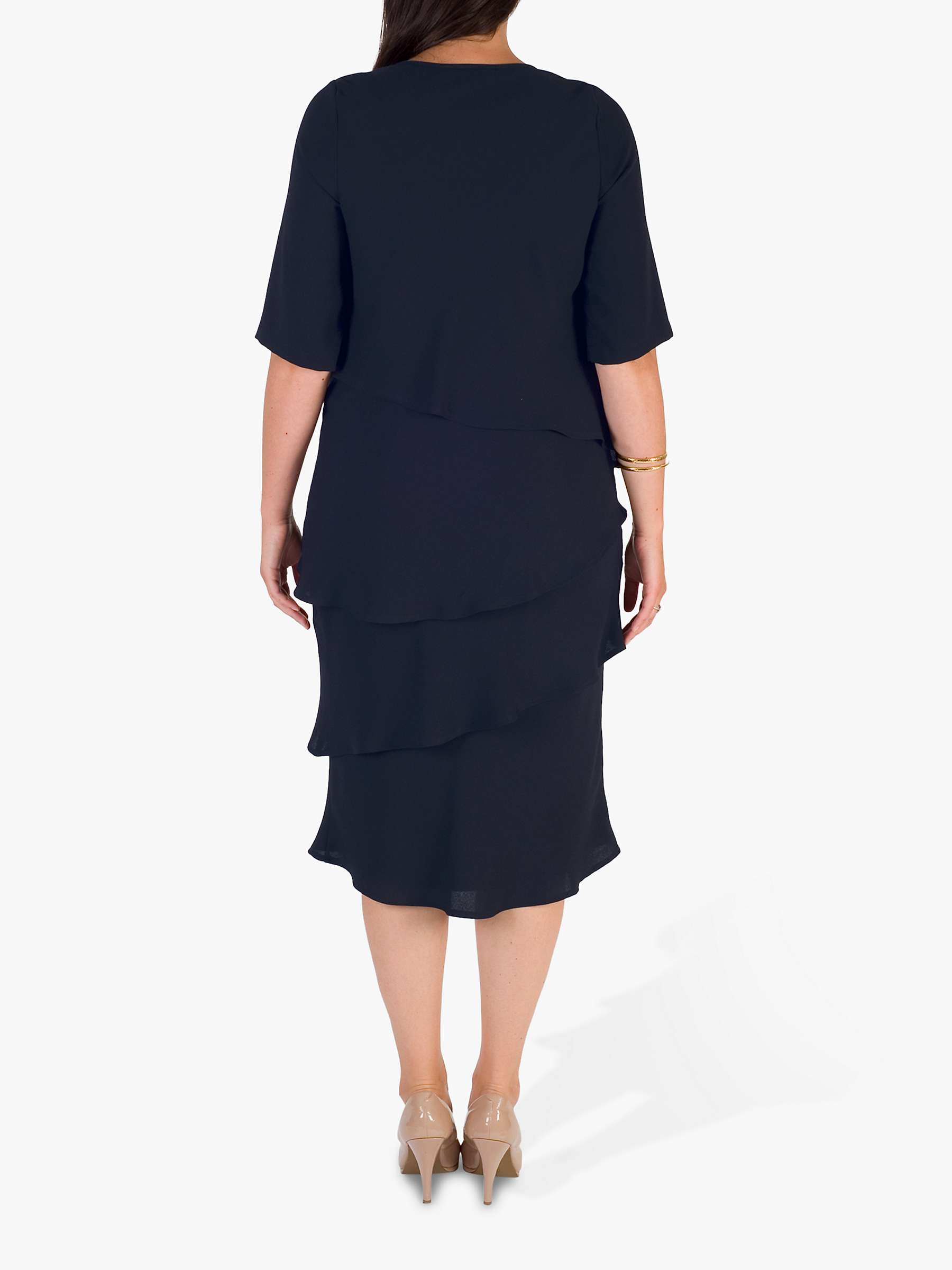 Buy chesca Multi Layered Dress, Navy Online at johnlewis.com