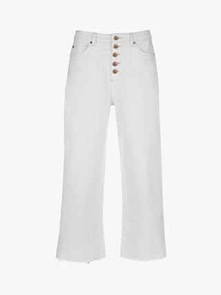 Mint Velvet Madison Off-White Jeans, White