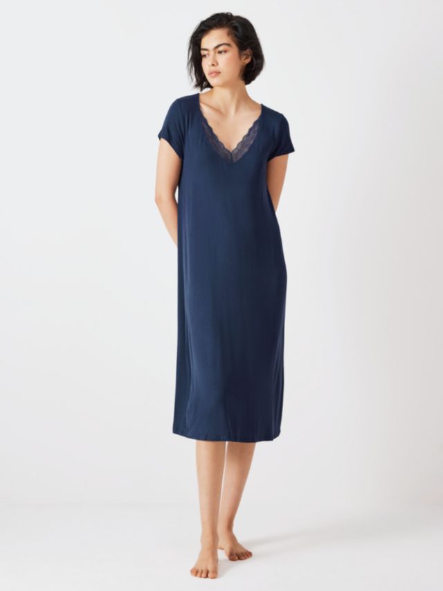 Navy nightdress hot sale