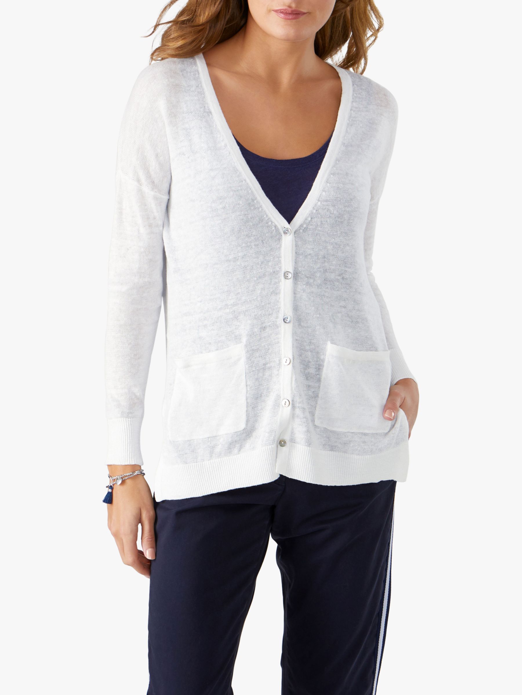 Pure Collection Linen Cardigan