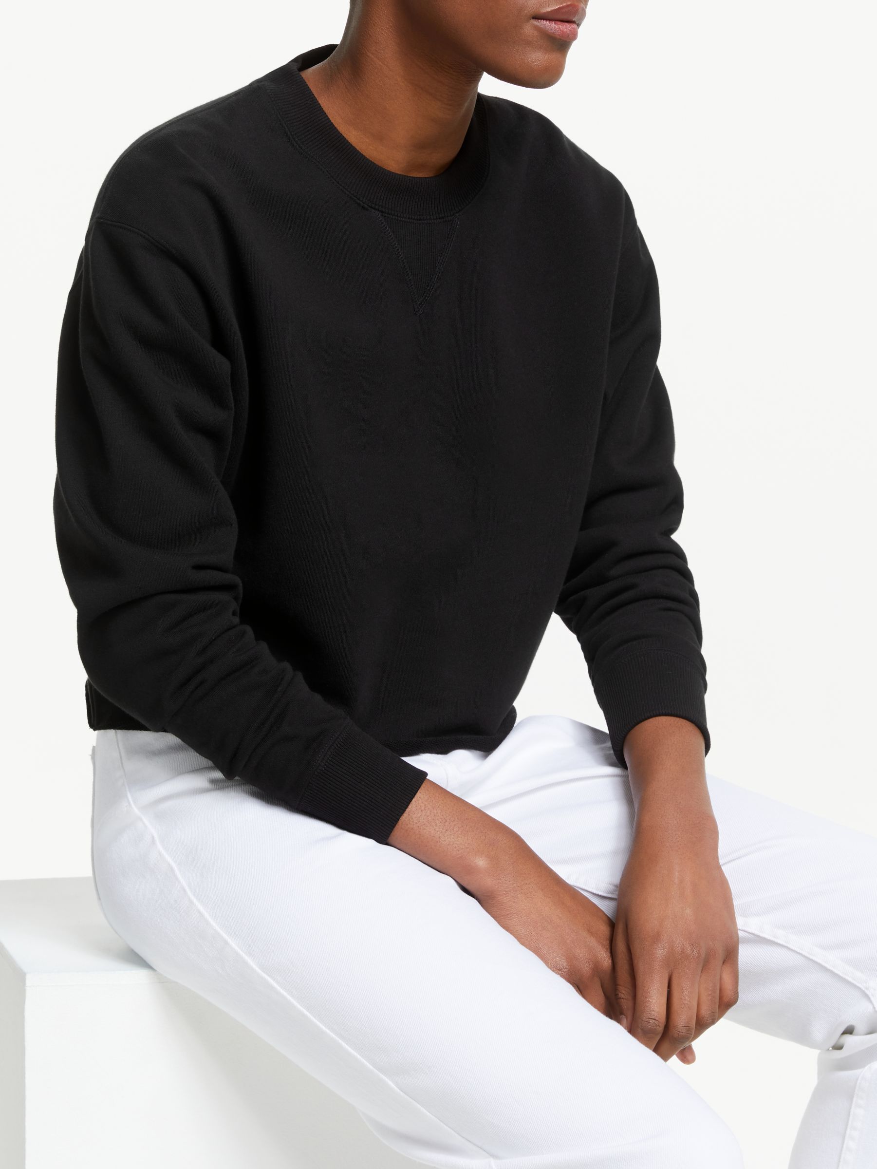 Calvin Klein Jeans Raw Hem Sweatshirt