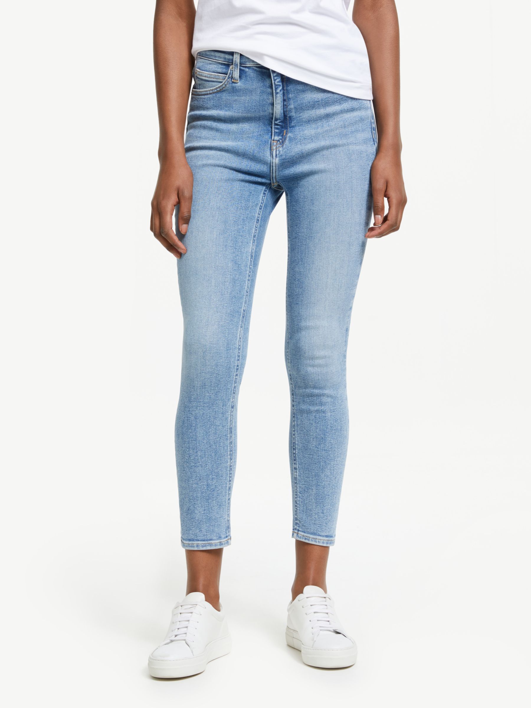 calvin klein jeans high rise skinny