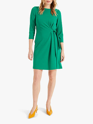 Phase Eight Thelma Side Tie Dress, Apple Green
