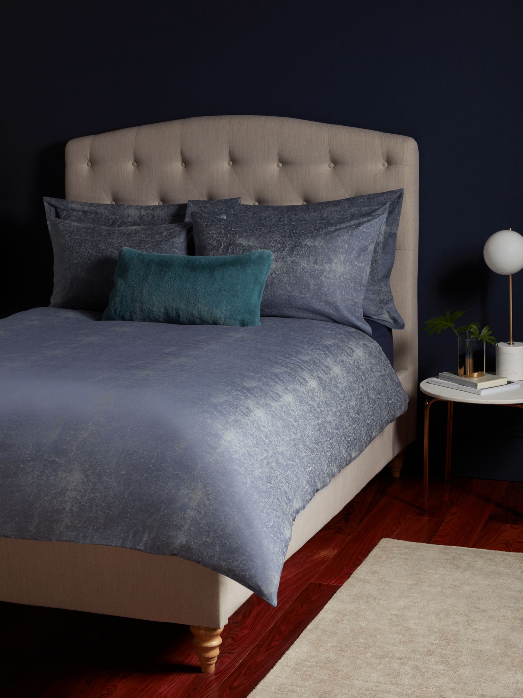 teal bedding