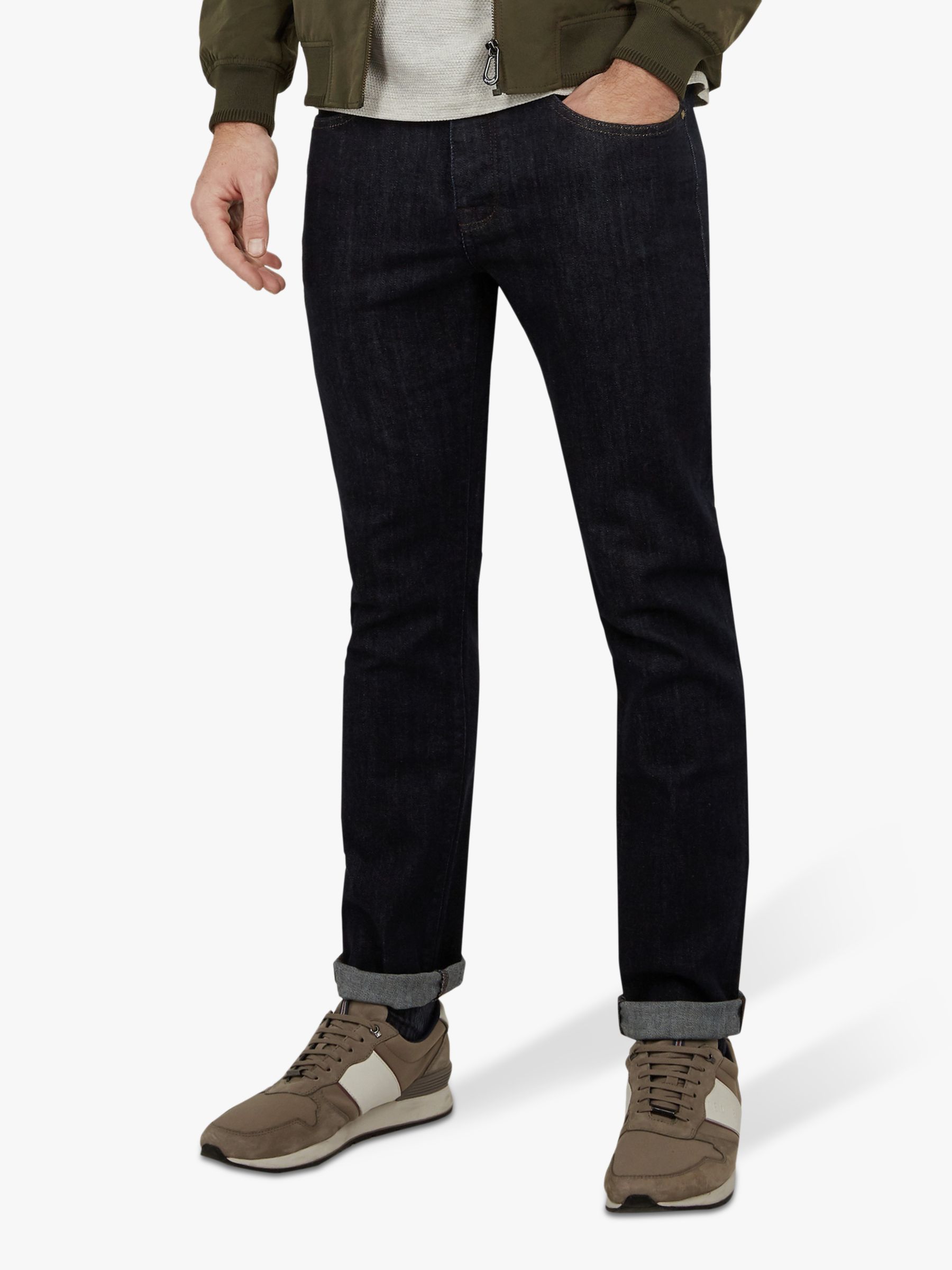 Ted Baker Marioo Straight Fit Jeans, Navy