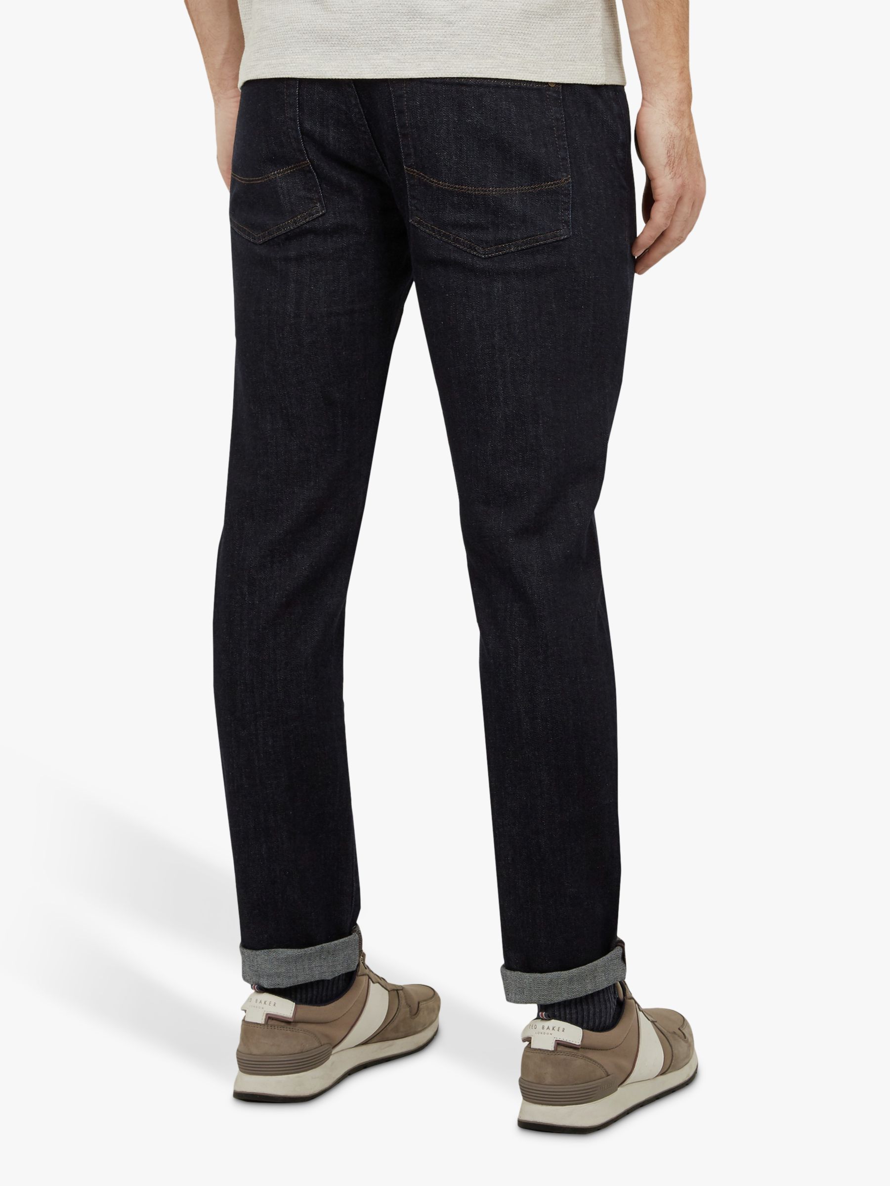 Ted Baker Marioo Straight Fit Jeans, Navy