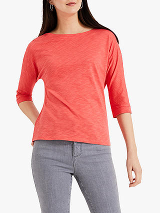 Phase Eight Belle Cotton Boat Neck Top