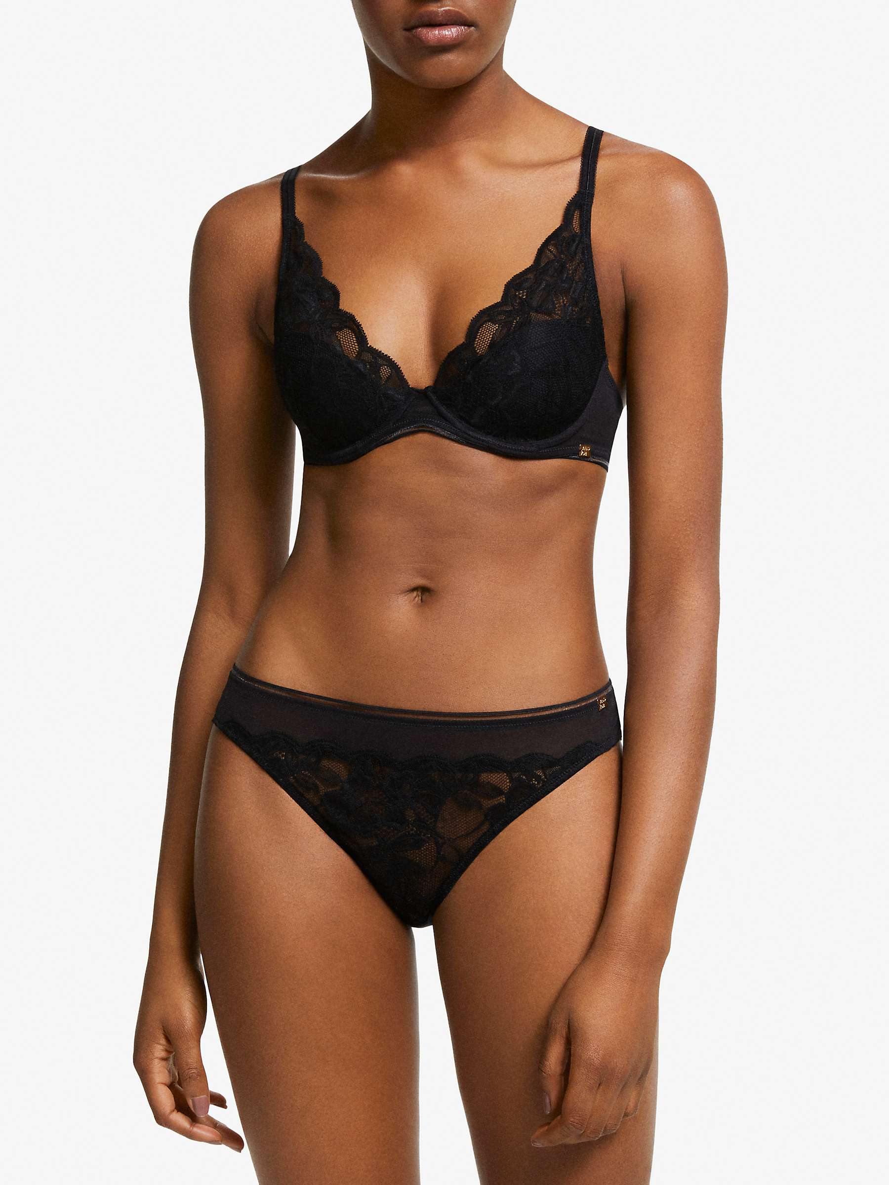 Buy AND/OR Wren Lace Underwired Plunge Bra, B-DD Cup Sizes Online at johnlewis.com