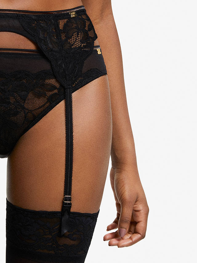 AND/OR Wren Lace Suspender, Black