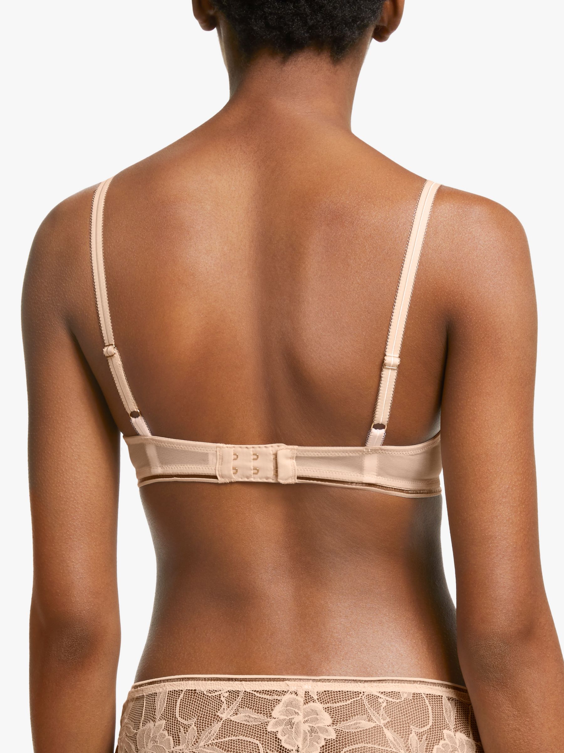 AND/OR Wren Non Padded Balcony Bra, B-DD Cup Sizes, Almond at John